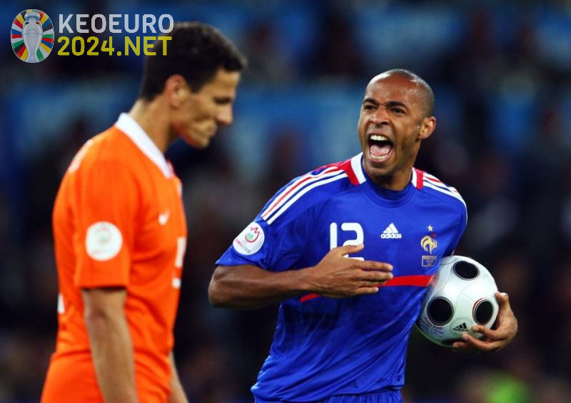 Những cầu thủ ghi nhiều bàn thắng nhất Euro - Top 8 là Thierry Henry