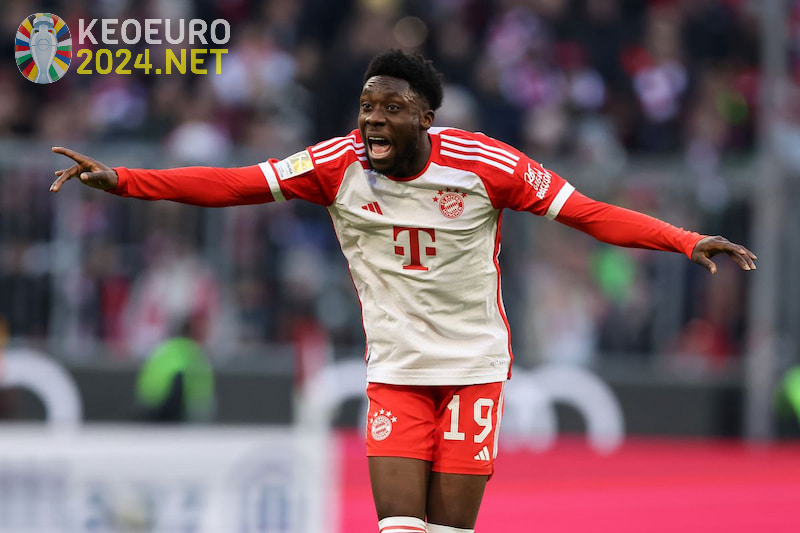 Alphonso Davies cũng thuộc top 10 hậu vệ hay nhất thế giới 2024