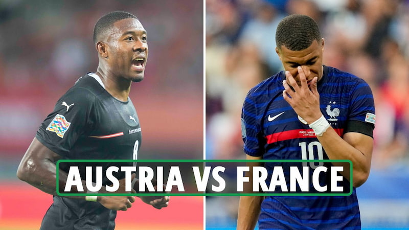 Austria vs France sẽ là trận đấu có trên 3 bàn thắng